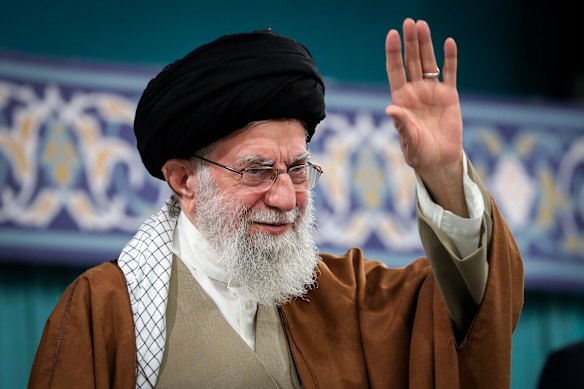 Líder Supremo Ayatollah Ali Khamenei em março.