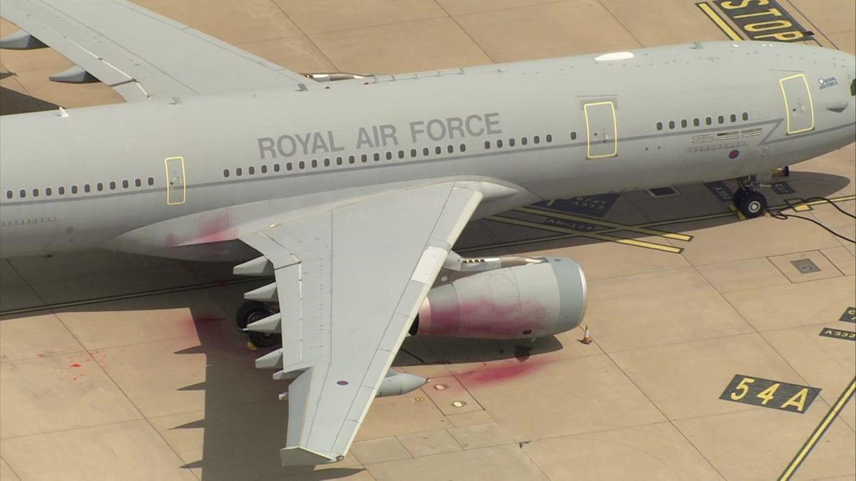 Acción de Palestina que se prohibirá después de la base de la RAF en la base