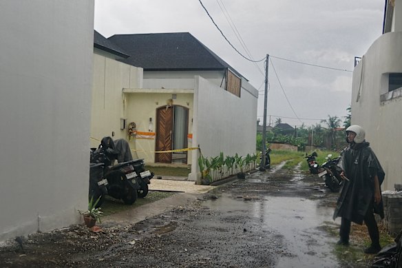 A vila onde o tiro fatal se desenrolou.