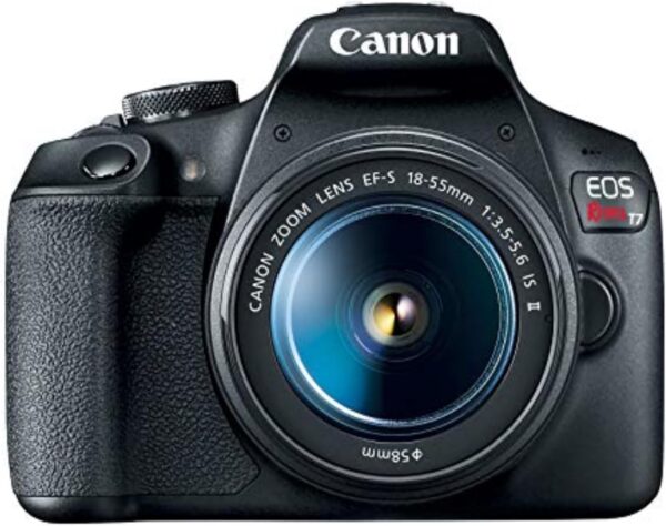 Câmera DSLR Rebel Rebel T7 Canon com lente de 18 a 55 mm | Wi-Fi interno | Sensor CMOS de 24,1 MP | Digic 4+ Image Processor e Full HD Videos - Imagem 3