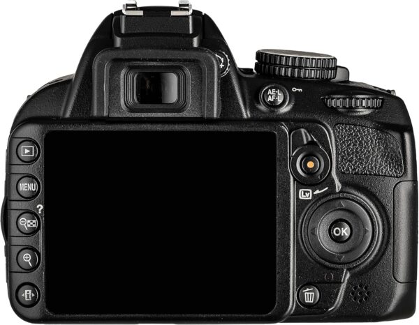 Câmera DSLR da Nikon D3100 14.2MP com AF-S DX 18-55mm f/3.5-5.6 VR Lente Zoom-(preto) (descontinuado) (renovado) - Imagem 3