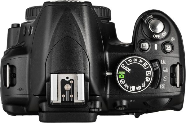 Câmera DSLR da Nikon D3100 14.2MP com AF-S DX 18-55mm f/3.5-5.6 VR Lente Zoom-(preto) (descontinuado) (renovado) - Imagem 4