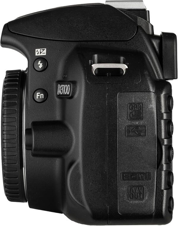 Câmera DSLR da Nikon D3100 14.2MP com AF-S DX 18-55mm f/3.5-5.6 VR Lente Zoom-(preto) (descontinuado) (renovado) - Imagem 5