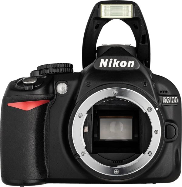 Câmera DSLR da Nikon D3100 14.2MP com AF-S DX 18-55mm f/3.5-5.6 VR Lente Zoom-(preto) (descontinuado) (renovado) - Imagem 7