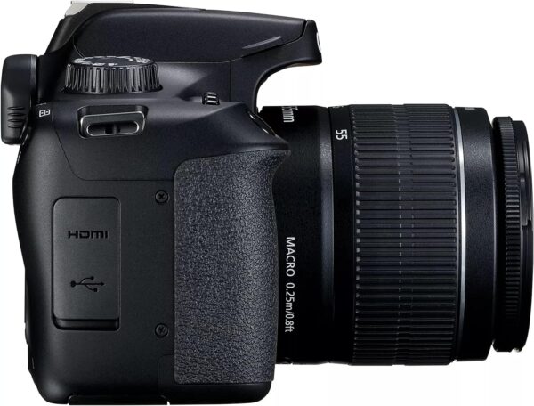 Câmera DSLR da Canon EOS 4000D/Rebel T100 DSLR com EF-S 18-55mm f/3,5-5.6 Lente Zoom + Memória de 64 GB, Filtros, Caso, Tripé, Flash e Mais (Pacote 34pc) (Renovado) - Imagem 5