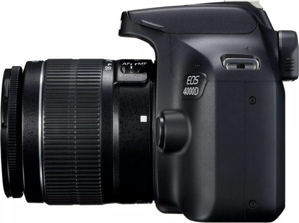 Câmera DSLR da Canon EOS 4000D/Rebel T100 DSLR com EF-S 18-55mm f/3,5-5.6 Lente Zoom + Memória de 64 GB, Filtros, Caso, Tripé, Flash e Mais (Pacote 34pc) (Renovado) - Imagem 6