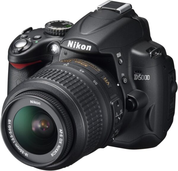 Nikon D5000 12.3 MP DX Digital SLR Camera with 18-55mm f/3.5-5.6G VR Lens and 2.7-inch Vari-Angle LCD (Renewed) - Image 7