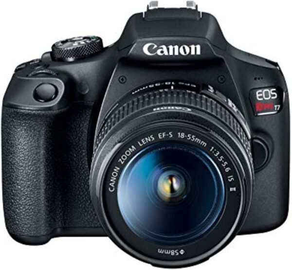 Câmera DSLR Rebel Rebel T7 Canon com lente de 18 a 55 mm | Wi-Fi interno | Sensor CMOS de 24,1 MP | Digic 4+ Image Processor e Full HD Videos - Imagem 2