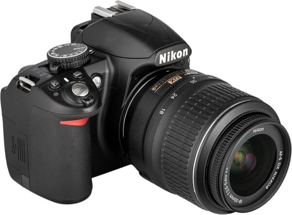 Câmera DSLR da Nikon D3100 14.2MP com AF-S DX 18-55mm f/3.5-5.6 VR Lente Zoom-(preto) (descontinuado) (renovado) - Imagem 2