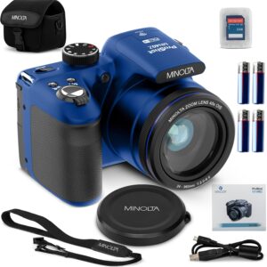 Câmera digital Minolta MN40Z 20MP-Zoom óptico 40x, vídeo de 1080p FHD, 3,0 "LCD, Wi-Fi, Detecção de rosto/sorriso/pisca-azul

