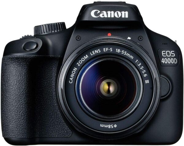 Canon EOS 4000D / Rebel T100 DSLR Camera 18-55mm Zoom Lens + ZeeTech Accessory Bundle with SanDisk 32GB Memory Card, Cleaning Starter Kit, High Speed Memory Card Reader (Renewed) - Image 2