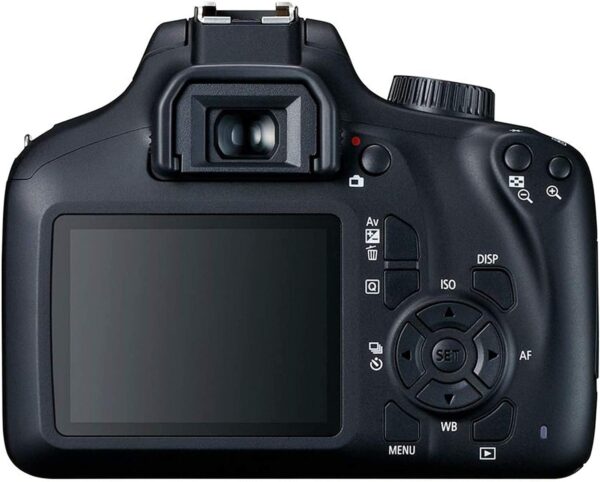 Canon EOS 4000D / Rebel T100 DSLR Camera w/EF-S 18-55mm f/3.5-5.6 Lens 3 Lens Kit Bundled with 128GB Memory + Wide Angle Lens + Telephoto Lens + Flash + More (Renewed) Black - Image 2