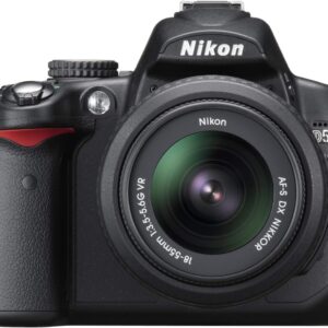 Nikon D5000 12.3 MP DX Digital SLR Camera with 18-55mm f/3.5-5.6G VR Lens and 2.7-inch Vari-Angle LCD (Renewed)