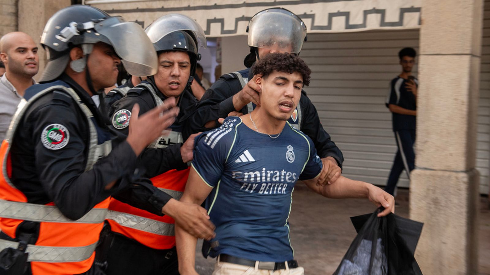 Hundreds of police officers injured as youth protests turn violent in Morocco | World News