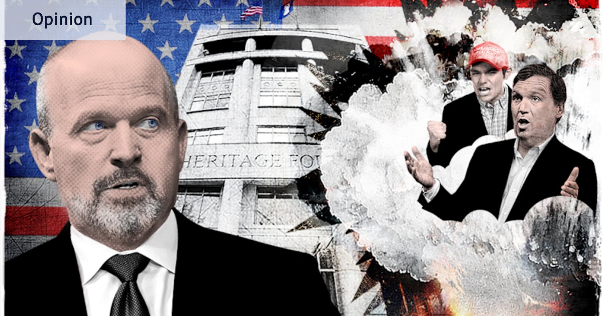 a rift is cleaving apart Donald Trump’s right-wing coalition